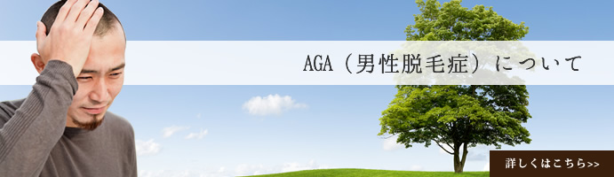 AGA(男性脱毛症)について